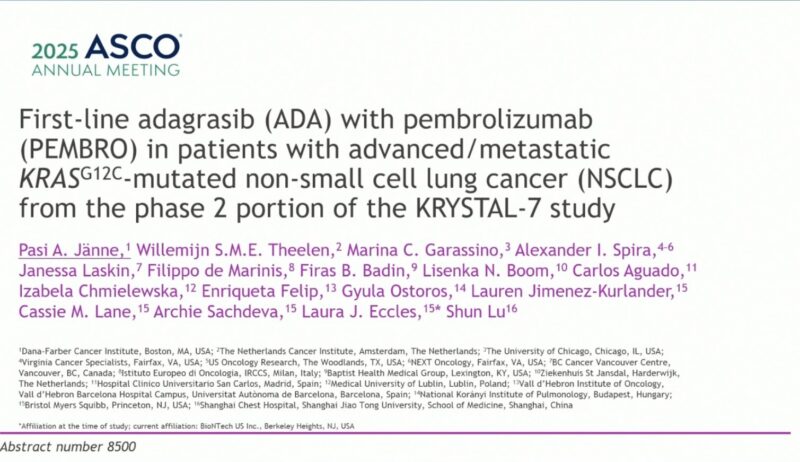 Abner Antonio Murray: KRYSTAL-7 Trial at ASCO25