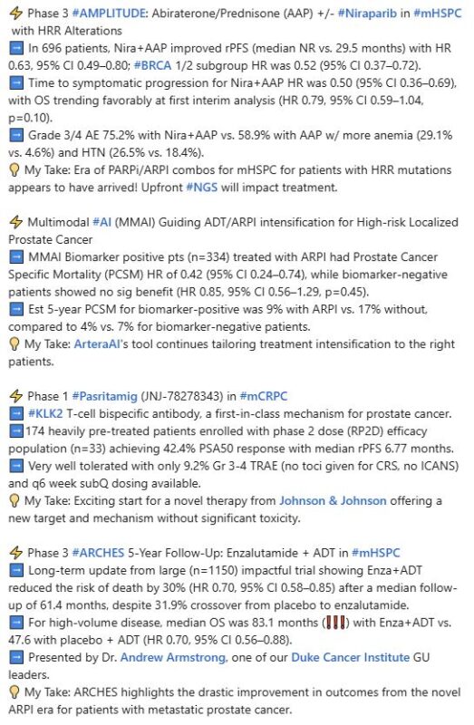Dillon Cockrell: Home from ASCO25 reflecting on transformative Prostate Cancer Research