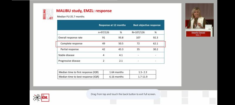 Ajay Major: MALIBU R + Ibrutinib in 1L Advanced Stage ENZML