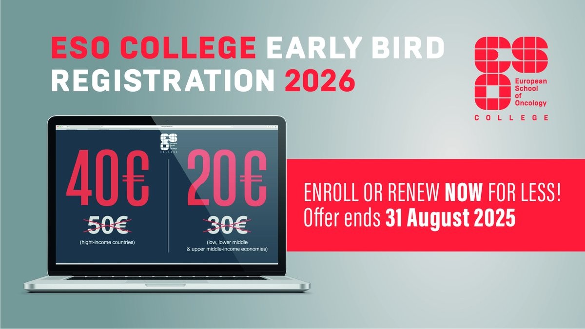 Time to Renew Your ESO College Membership for 2026 – ESOncology