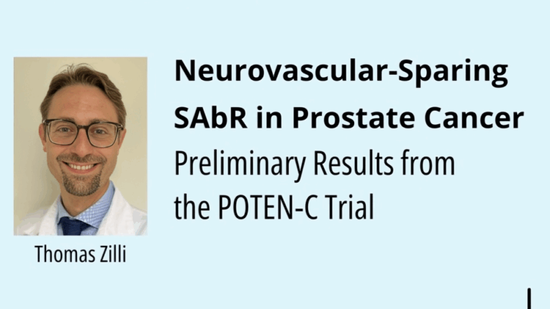 Preliminary Results from the POTEN-C Trial – ESTRO