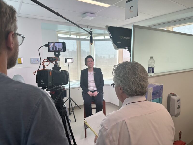 Rick Buck Shares Behind-the-Scenes Filming of Lillian Siu for AACR’s 2025 Cancer Progress Report