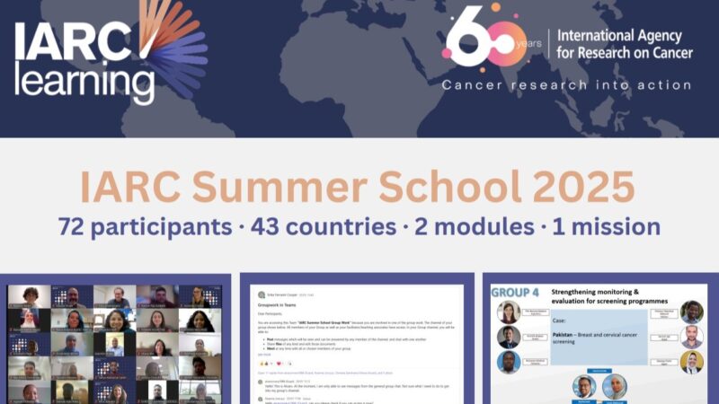 IARC Summer School 2025 Online Preparation Phase Completed – Participants Are Now Ready for Face-to-Face Sessions