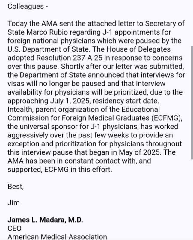 Mamtha Balla: The Visa Restriction Lift with Doctors Prioritized Is a Game-Changer for International Medical Graduates