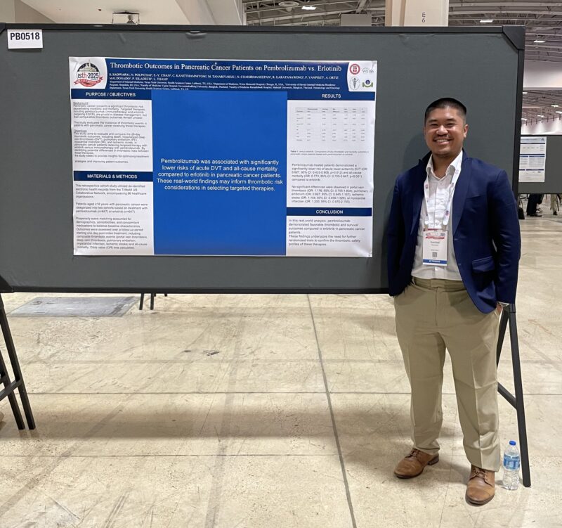 Sakditad Saowapa: Excited to Share Our Work at ISTH 2025