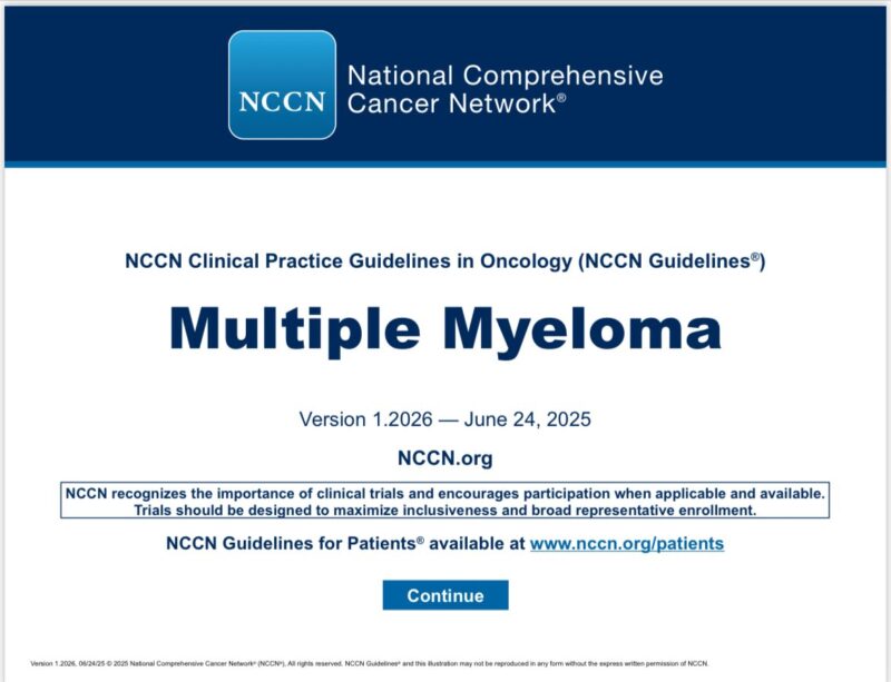 NCCN Guidelines 