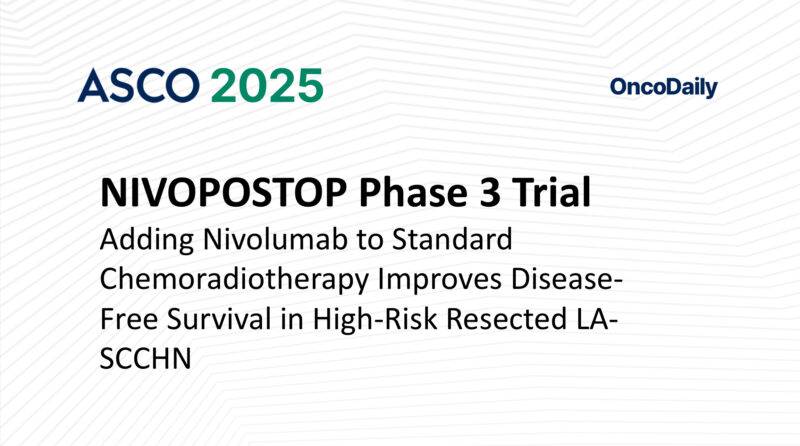 NIVOPOSTOP Phase 3 Trial: Adding Nivolumab to Standard Chemoradiotherapy Improves Disease-Free Survival in High-Risk Resected LA-SCCHN