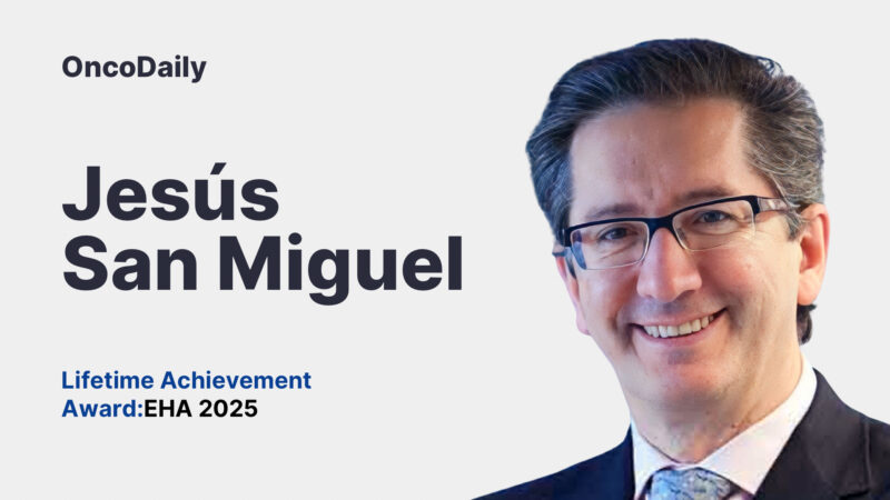 EHA 2025: Prof. Jesús San Miguel Receives Lifetime Achievement Award