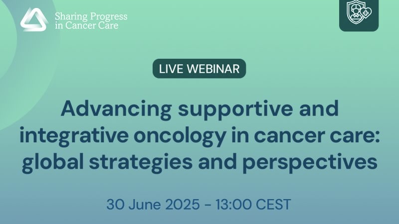 Register for SPCC Live Webinar on Supportive and Integrative Oncology in Cancer Care on June 30