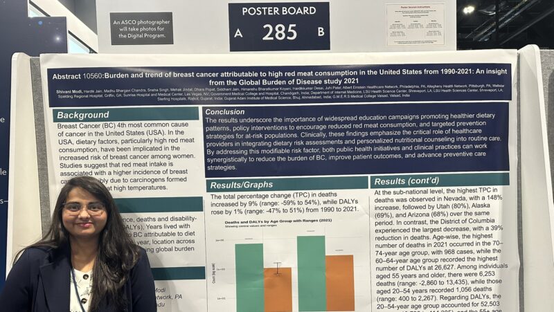 Jasmine Kamboj: Check out Shivani Modi’s Poster Presented at ASCO 2025