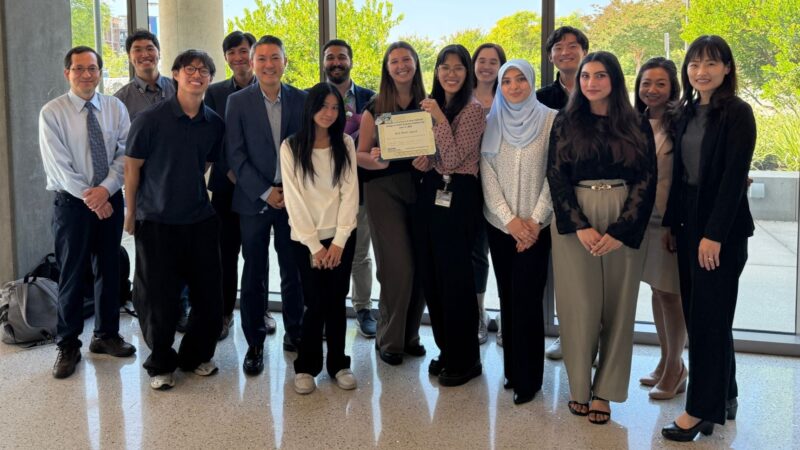 Alexandre Chan Congratulated UCI Scholars for Showcasing Their Research at 2025 College of Health Sciences Scholar’s Day