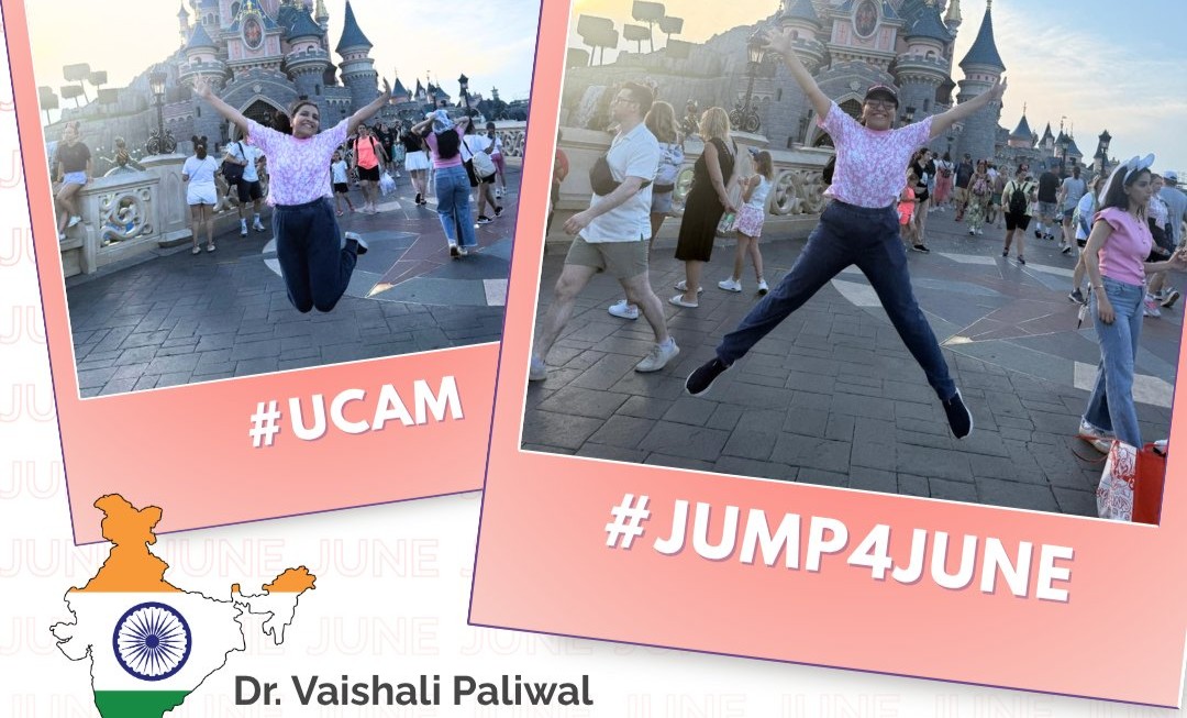 Vaishali Paliwal Joins IGCS’s Jump4June Challenge during Uterine Cancer Awareness Month