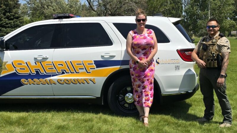 Jessica Beckstrand: New Cassia County Sheriff Department Cruiser – A Tribute to Childhood Cancer Patients