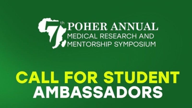 Call for Student Ambassadors: 7th Annual POHER Medical Research and Mentorship Symposium 2025