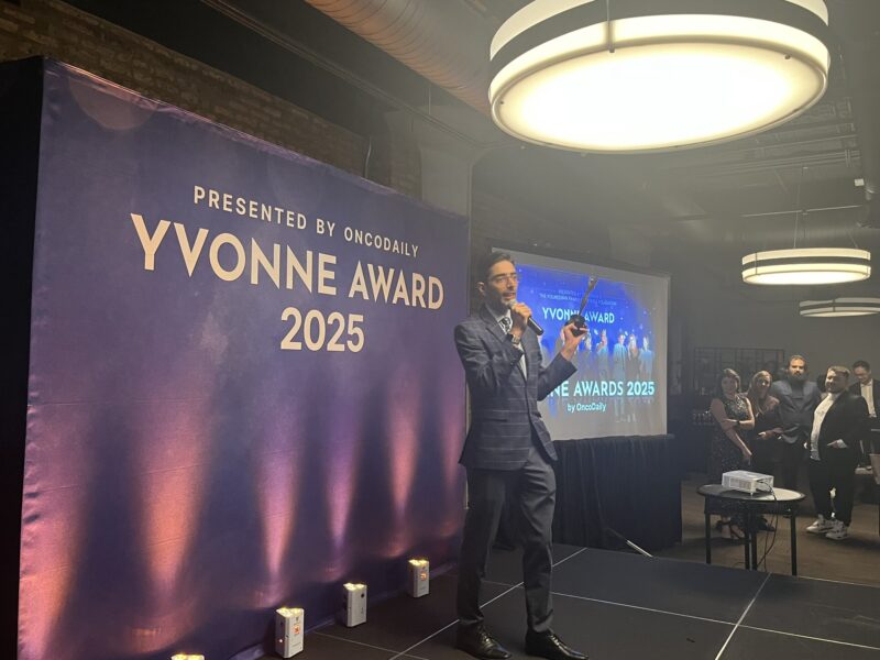 Petros Grivas Presented 2025 Yvonne Award for Mentorship to Rafeh Naqash