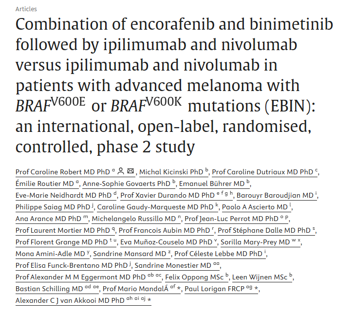 Marco Donia: 1L Ipi-Nivo in BRAF-Mutant Melanoma - Any Advantage of Targeted Therapy Induction?
