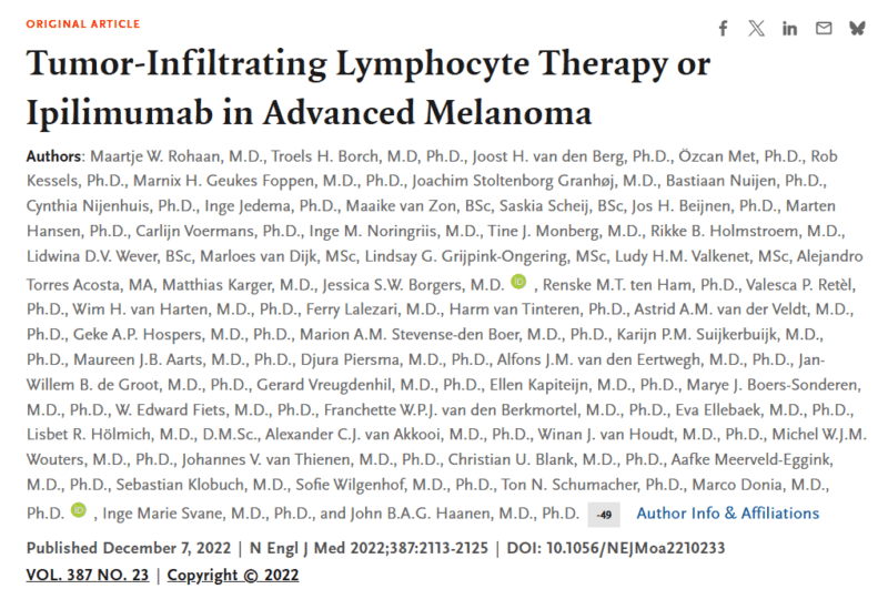 Winan van Houdt Highlights New Article on Surgical Strategies for TIL Therapy in Melanoma