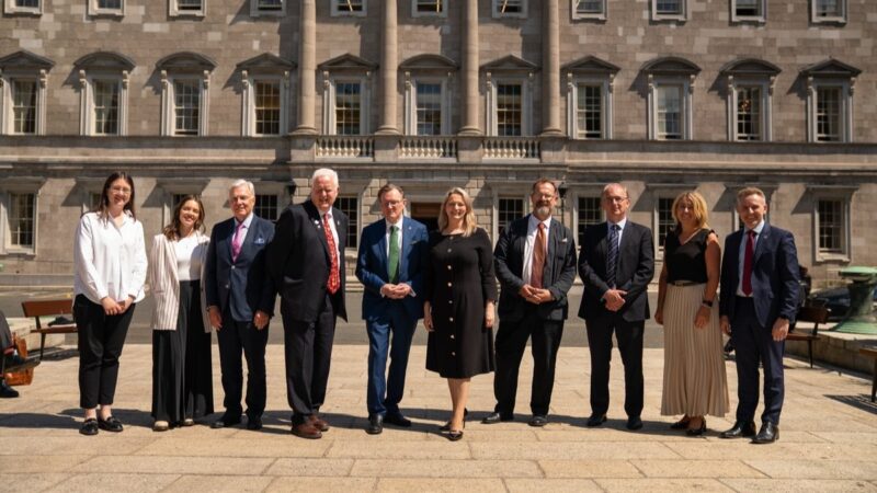 Mark Lawler Presented Cancer Innovation Strategy at Irish Parliament on Behalf of Queen’s University Belfast