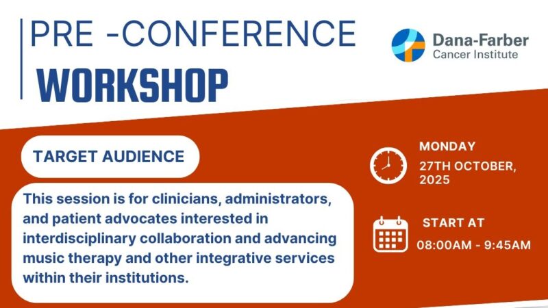 SIO to Host Pre-Conference Workshop on Music Therapy in Oncology Care