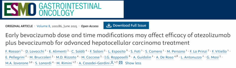 Erman Akkus: Early Bevacizumab Modifications are Linked to Worse OS in Advanced HCC
