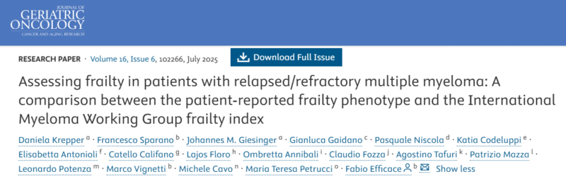Myeloma Paper of the Day, June 8th, suggested by Robert Orlowski