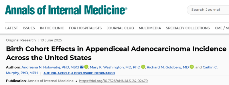 Appendix Cancer Rates Have Quadrupled Among Millennials - Appendix Cancer PMP Research Foundation