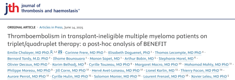 Myeloma Paper of the Day, June 17th, suggested by Robert Orlowski