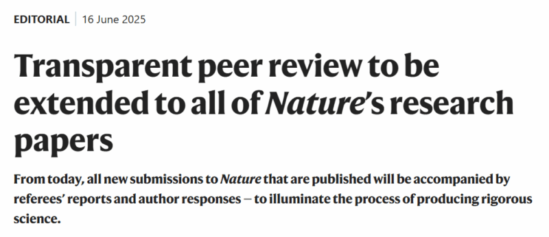 Yüksel Ürün: Transparent Peer Review Is Now Standard for All Research Papers