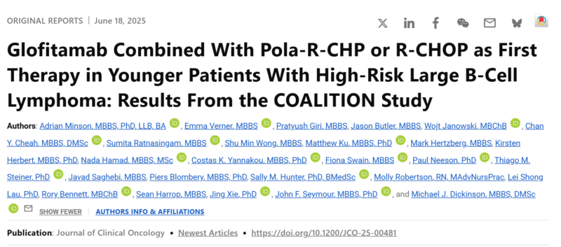 Eddie Cliff: COALITION Study Compares Results of Glofitamab Combinations in LBCL