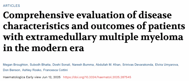 Myeloma Paper of the Day, June 23rd, suggested by Robert Orlowski