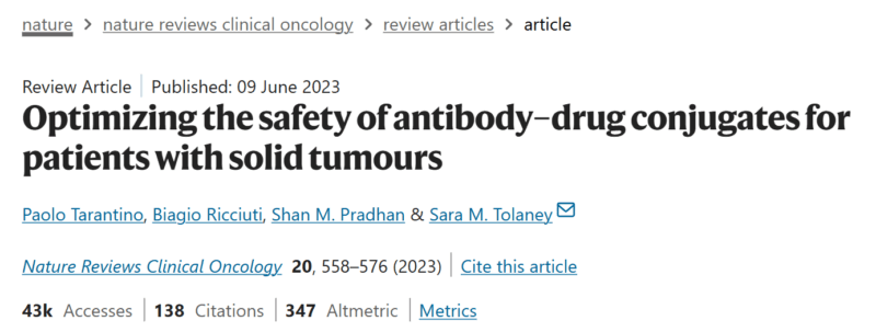 Paolo Tarantino: Our ADC Toxicity Review Has Been Highlighted at MASCC 2025