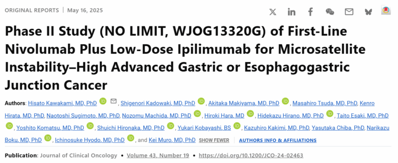 Arndt Vogel: 1L Nivo Plus Low-Dose Ipi Shows Promising Results in MSI Advanced Gastric Cancer