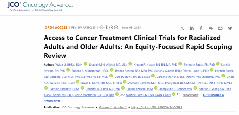 Sergio Cifuentes Canaval Shares Key Insights on Clinical Trial Barriers Related to Race and Older Age