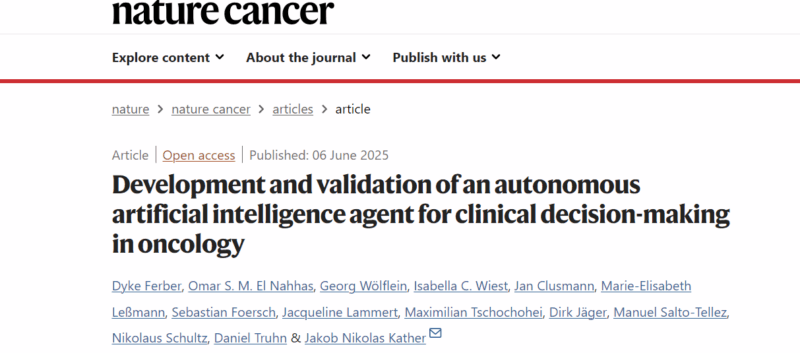 Advancing Autonomous AI for Clinical Decision-Making in Oncology - The Babak Lab