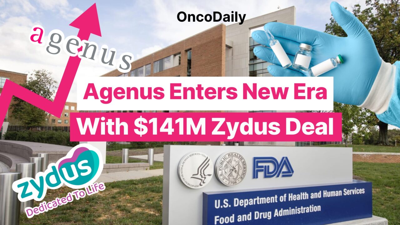 Agenus Enters New Era With $141M Zydus Deal Signaling Strategic Transformation in Immuno-Oncology