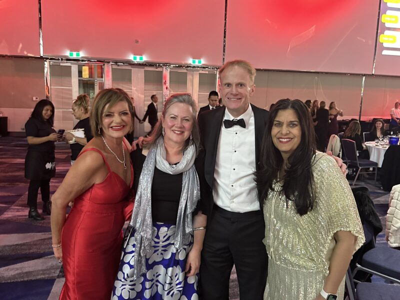Richard Scolyer Honored with Inaugural Award at Tour de Cure Snow Ball Event