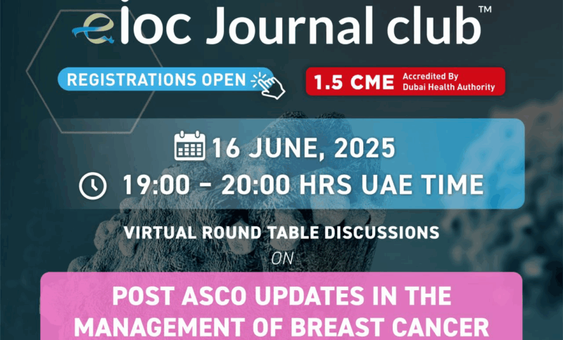 Registration is Open for EIOC Journal Club Webinar on “Post-ASCO Updates in the Management of Breast Cancer”