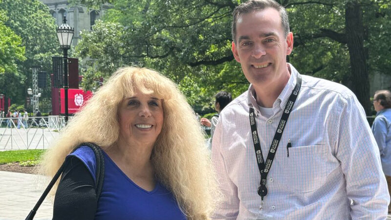 Razelle Kurzrock Reconnects with John Moroney During Precision Medicine Grand Rounds