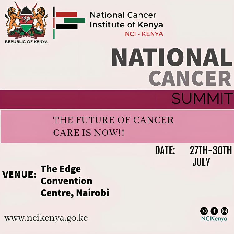 Join the 2nd National Cancer Summit for Worldwide Insights on Cancer Control in Kenya - National Cancer Institute of Kenya