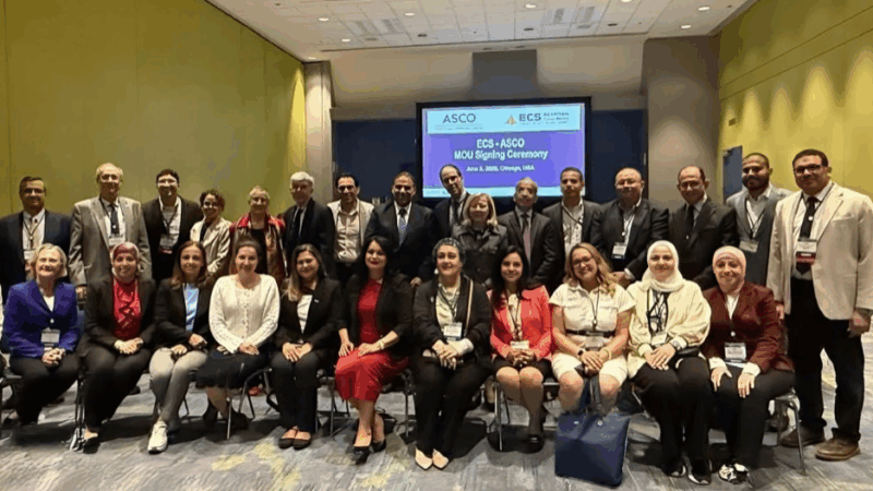 Julie Gralow: Signing of MOU between ASCO and Egyptian Cancer Society at ASCO25