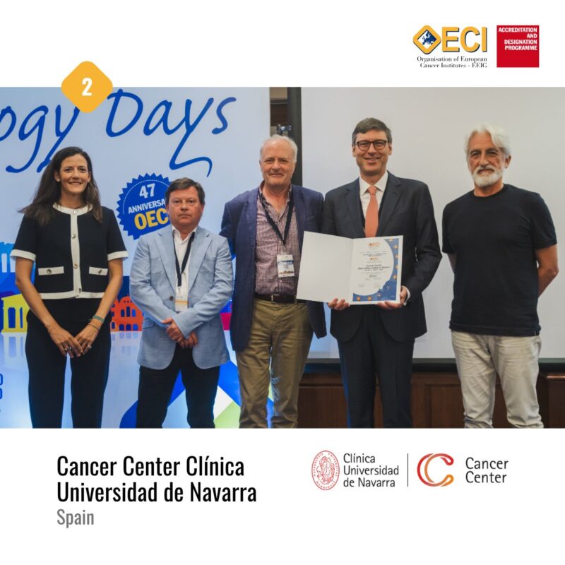Celebrating Newly Accredited Cancer Centres at the Certificate Ceremony at OECI Oncology Days 2025