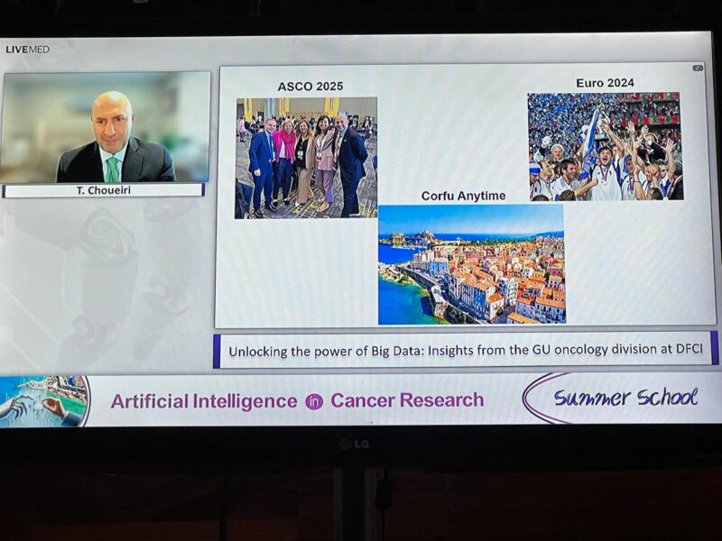 Giannis Mountzios: First-Ever Summer School on AI Applications in Cancer Research