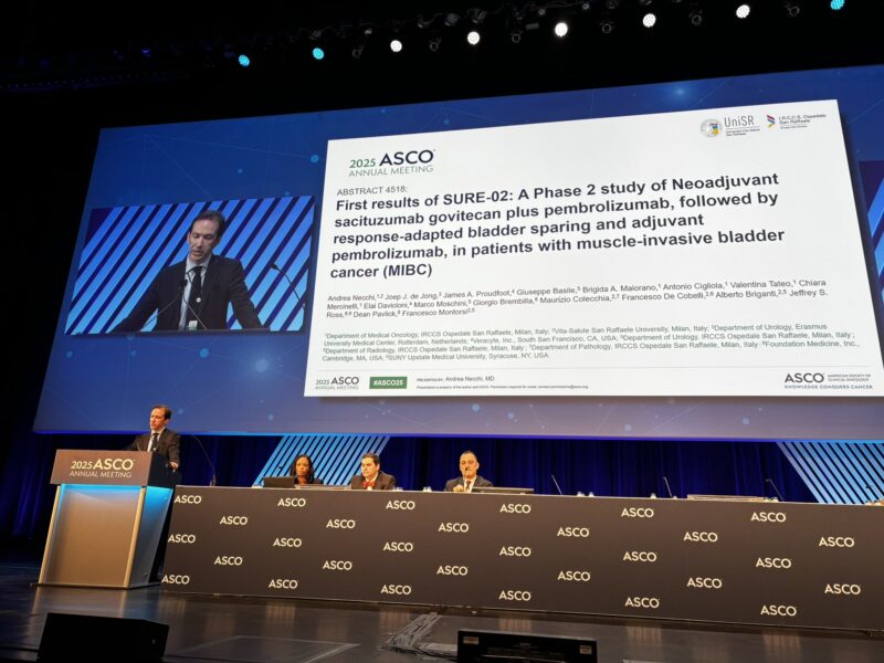 First results of SURE-02 Trial presented at ASCO 2025 by Andrea Necchi