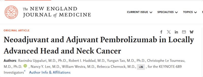 Yan Leyfman: Practice-Changing Data in Head and Neck Cancer
