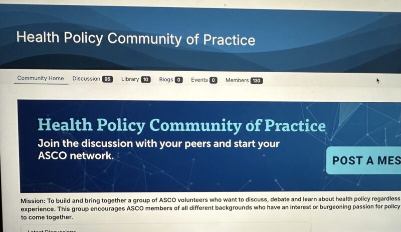 Jasmine Kamboj: Congratulating the New Co-Leads of the Community of Practice Policy