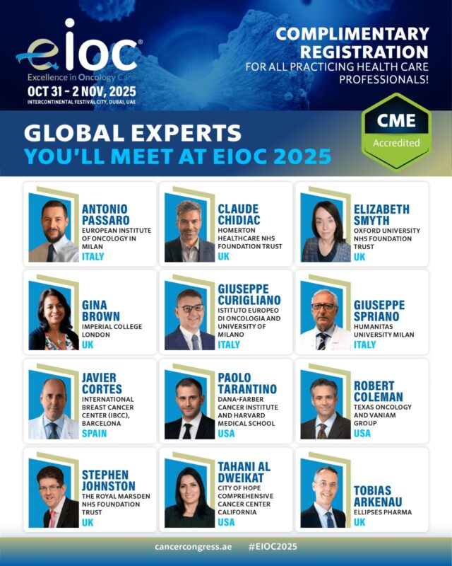An Unparalleled Lineup of International Oncology Leaders - EIOC