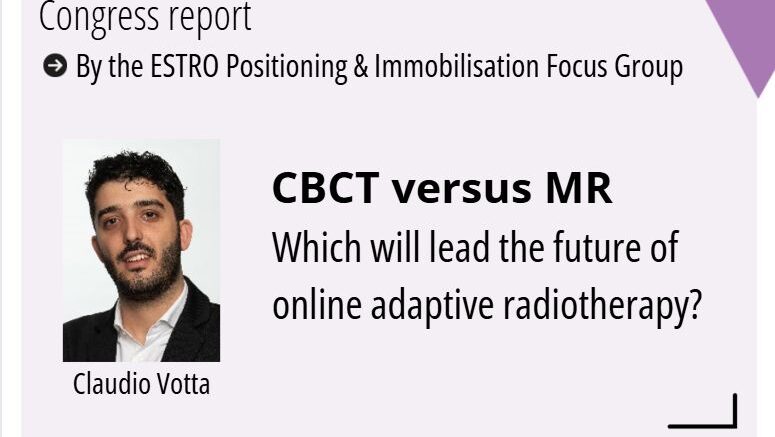 ESTRO – CBCT vs. MR: Which will Lead the Future of Online Adaptive Radiotherapy?
