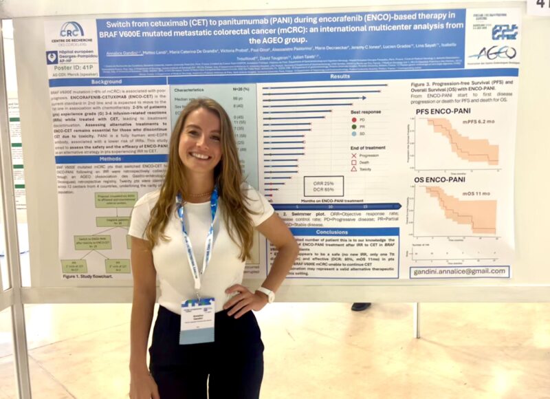 Annalice Gandini: Our Poster on the Safety and Efficacy of Encorafenib Plus Panitumumab in mCRC at ESMOGI25