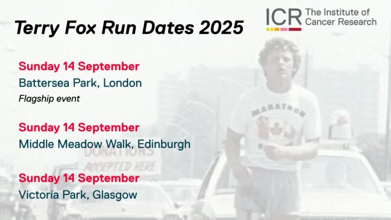 26 Miles a Day with a Prosthetic Leg to Raise Money for Cancer Research – The ICR