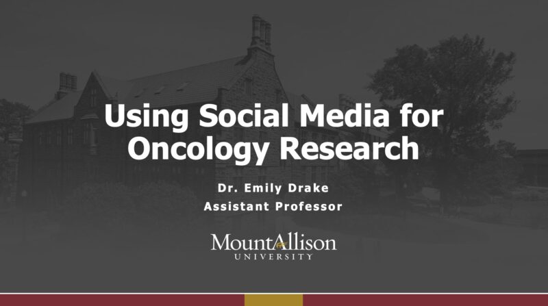 Emily Drake: What Social Media Tips Would You Share with the Next Generation of Cancer Researchers